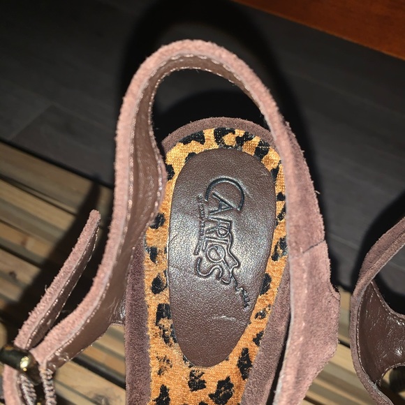 Brown heeled sandal - Picture 2 of 4